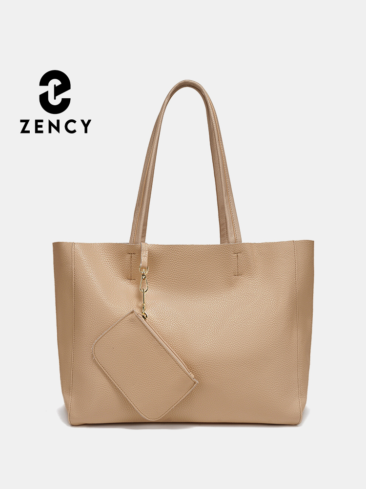 Leather Workshop - Zency Echt Lederen Grote Tote Bags