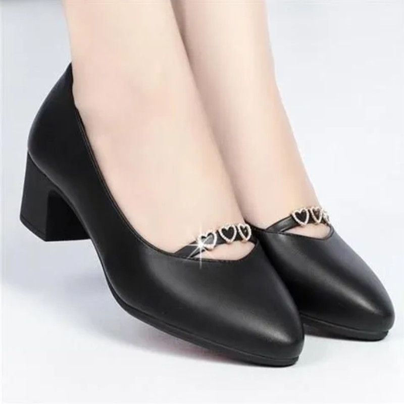 Leatherworking Classic - Vrouwen Lief Licht Gewicht Comfort Zwarte