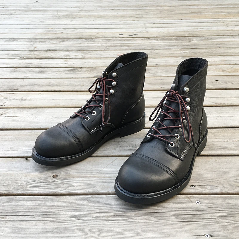 Leather Workshop - Nieuwe Mannen Schoenen Luxe Merk Vintage