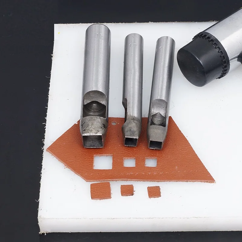 Lederen punch cutter tool, hol - Leatherwork Hole Punch recensie en prijs