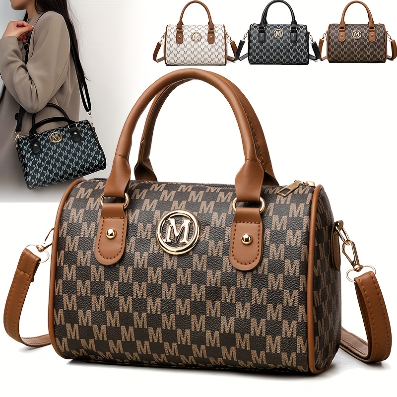 Dames alfabet schoudertas met  - Leatherwork Logo recensie en prijs
