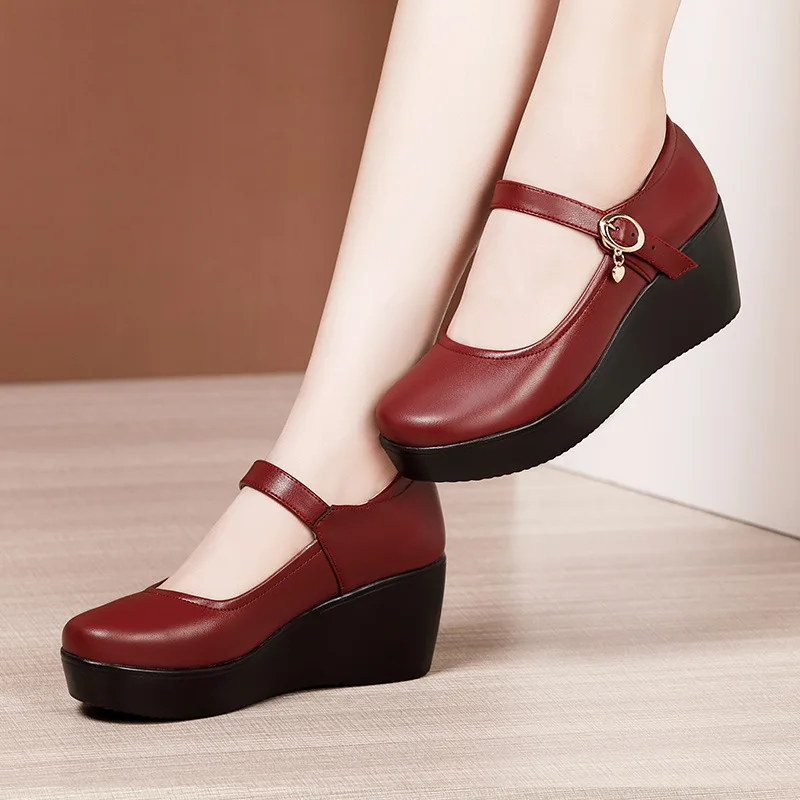 6 cm klein formaat 32-43 vinta - Leather Work Flats Women recensie en prijs