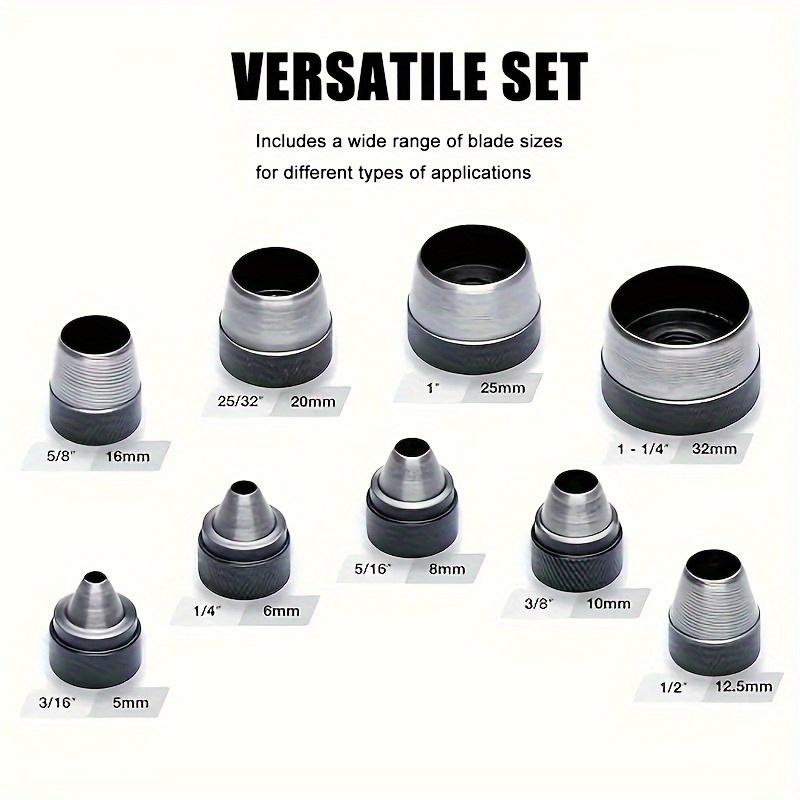 10-delige holle ponsset, robuu - Leatherwork Hole Punch recensie en prijs