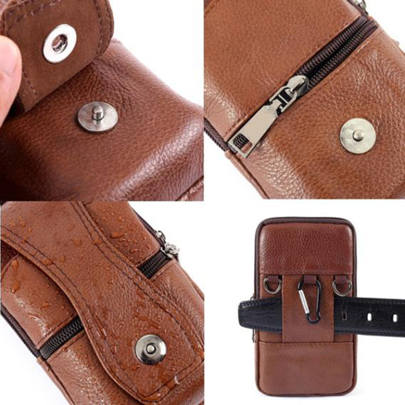 1 stuks heren mobiele telefoon - Leatherwork Belt recensie en prijs
