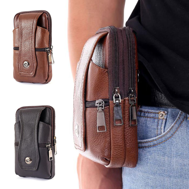 1 stuks heren mobiele telefoon - Leatherwork Belt recensie en prijs
