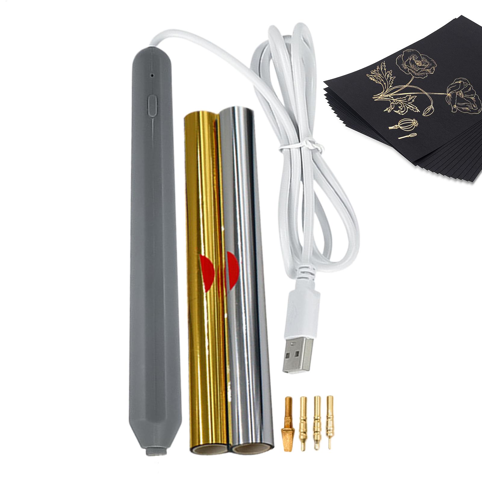 Hot Foil Pen-stempelset met 4  - Leatherwork Tool Kit recensie en prijs
