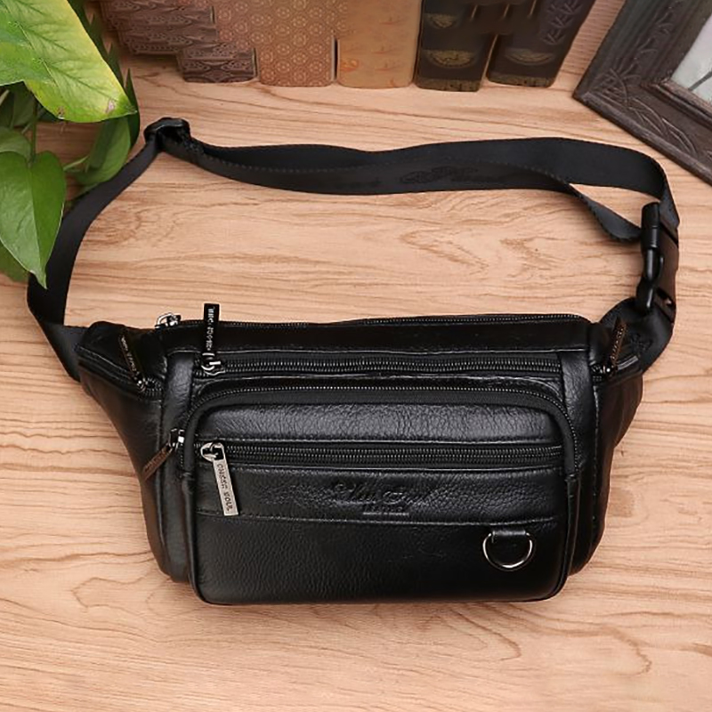Mannen Taille Fanny Tassen Sli - Leatherwork Belt recensie en prijs