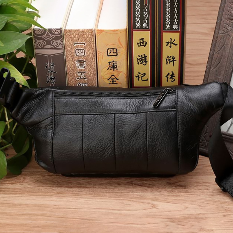 Mannen Taille Fanny Tassen Sli - Leatherwork Belt recensie en prijs