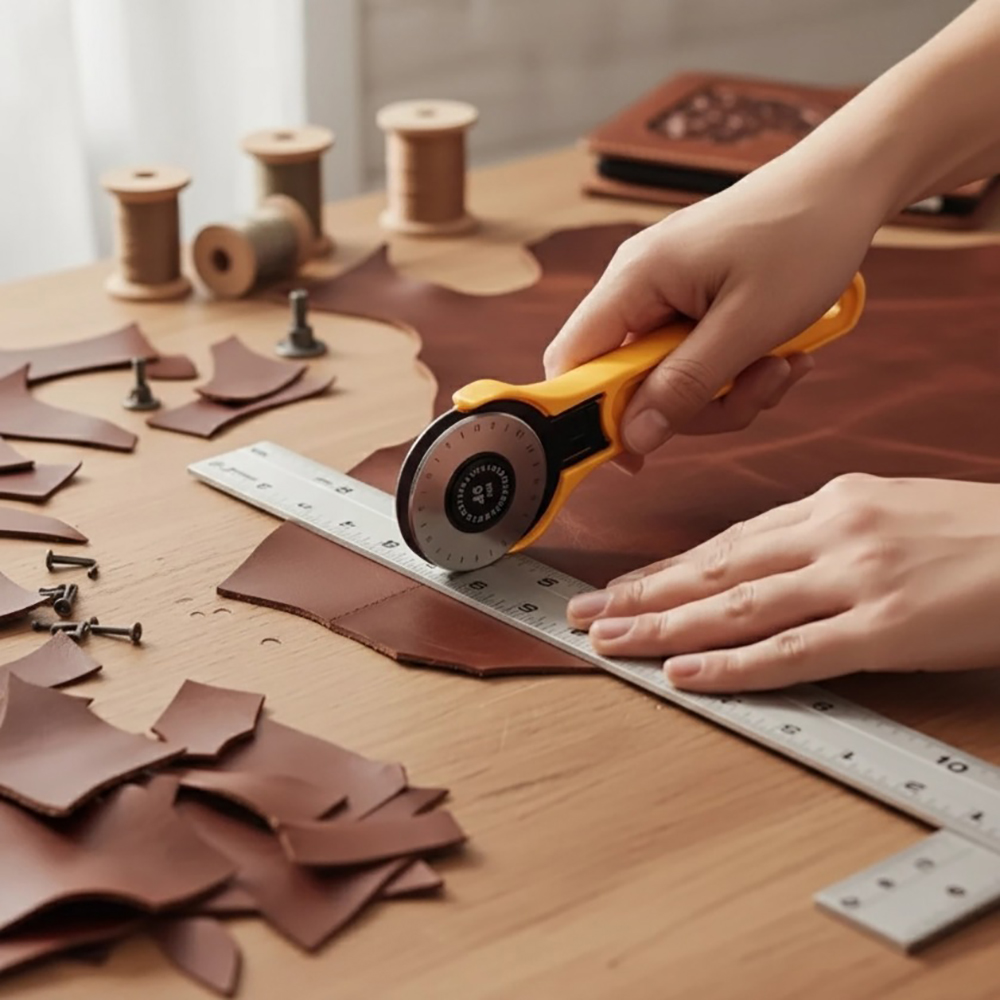 45 mm roterende stofsnijder le - Leather Workshop recensie en prijs