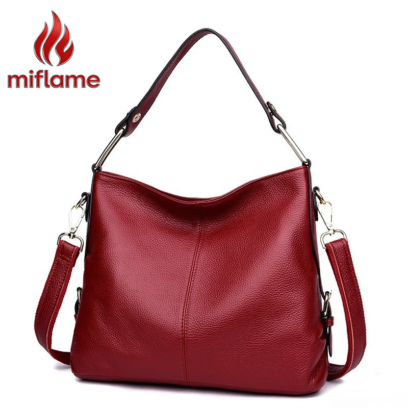 Dames schoudertas van echt lee - Leatherwork Logo recensie en prijs