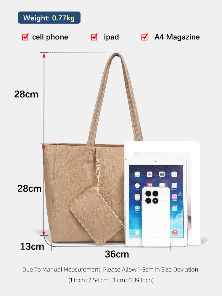 Zency Echt Lederen Grote Tote  - Leather Workshop recensie en prijs