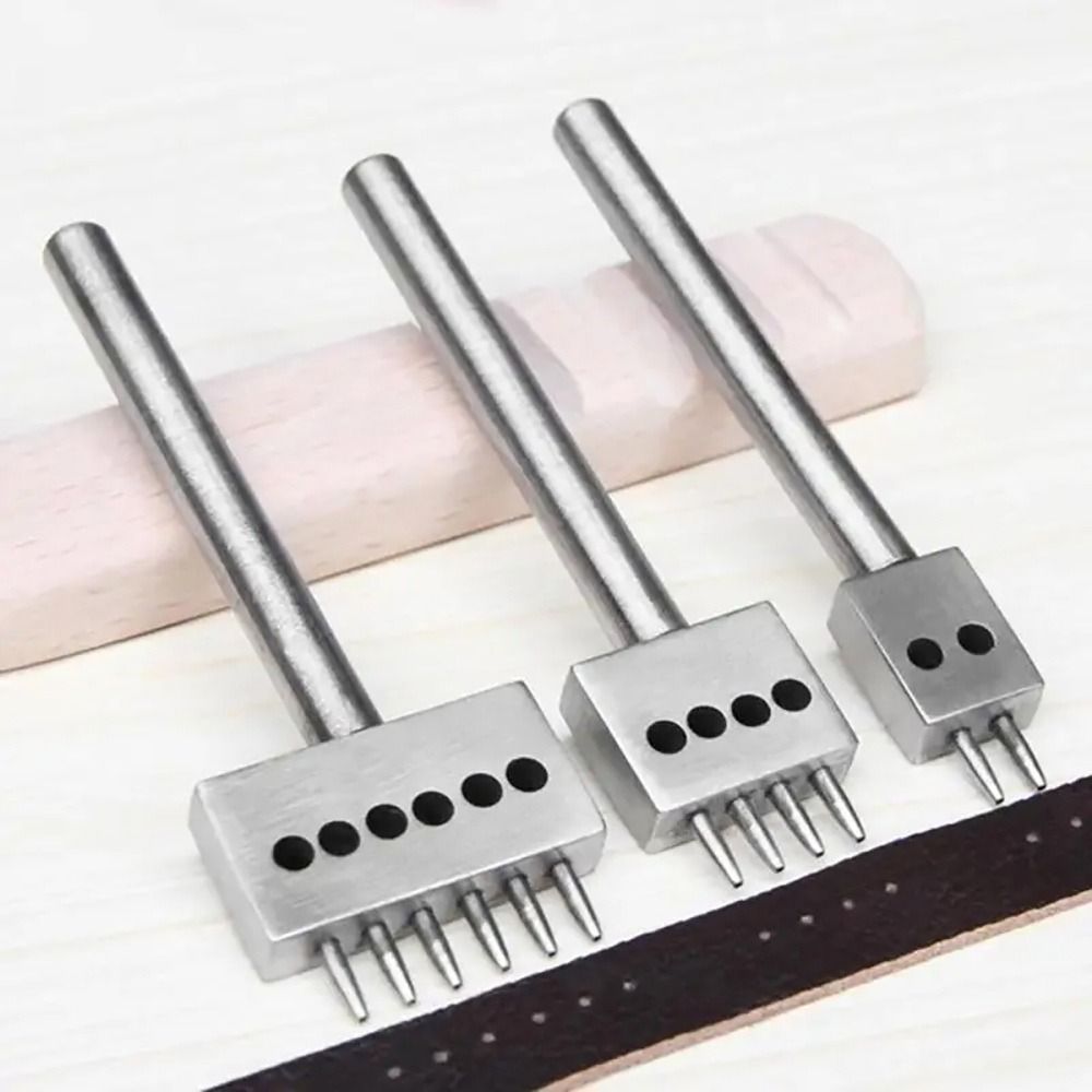 1 Stuks 2/4/6 Tands Lederpons  - Leatherwork Hole Punch recensie en prijs