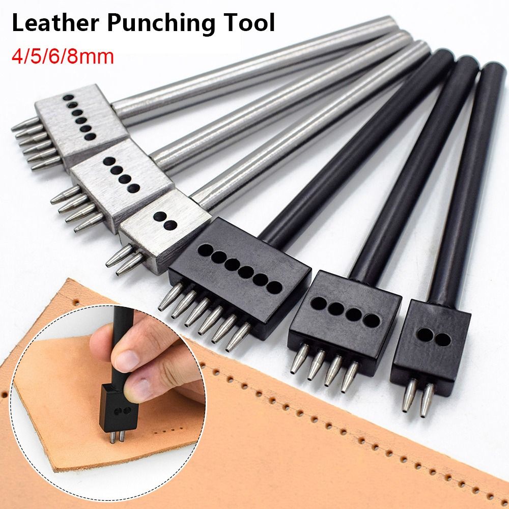 1 Stuks 2/4/6 Tands Lederpons  - Leatherwork Hole Punch recensie en prijs