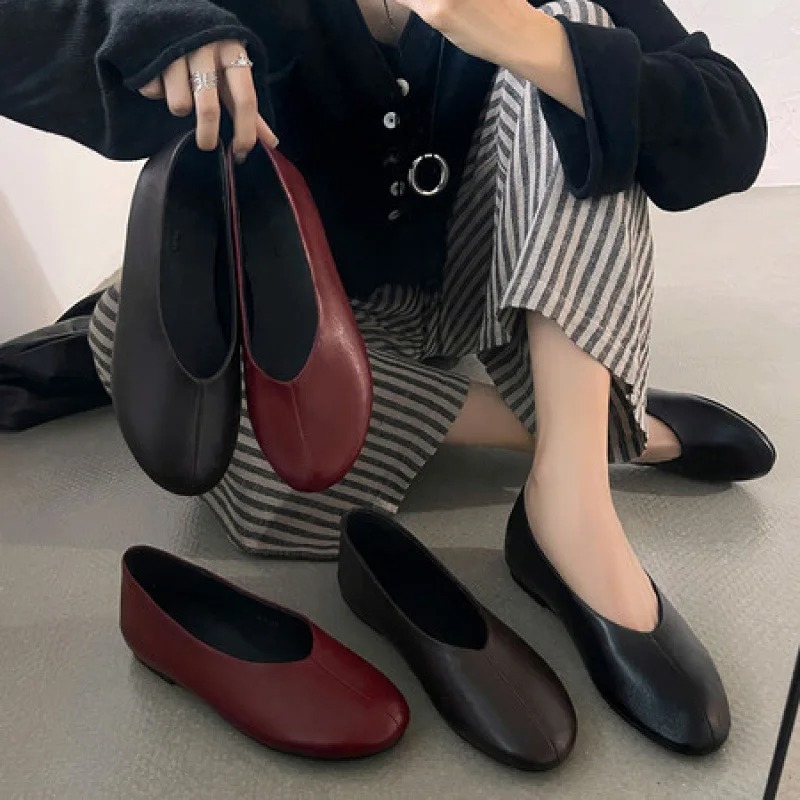 2026 Lente Nieuwe Dames Bordea - Leather Work Flats Women recensie en prijs