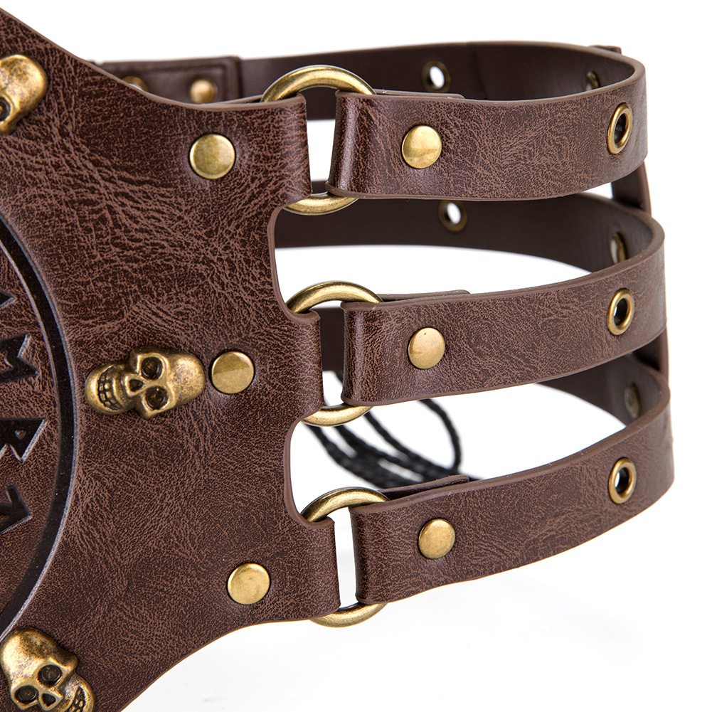Middeleeuwse brede korsetriem, - Leatherwork Belt recensie en prijs