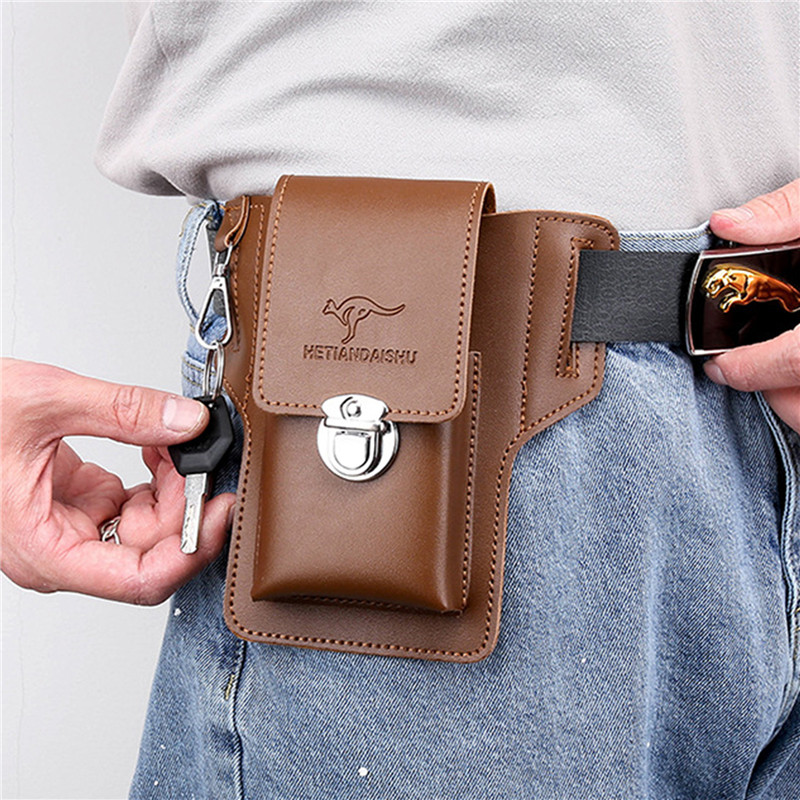 Telefoonriemtas voor herentass - Leatherwork Belt recensie en prijs