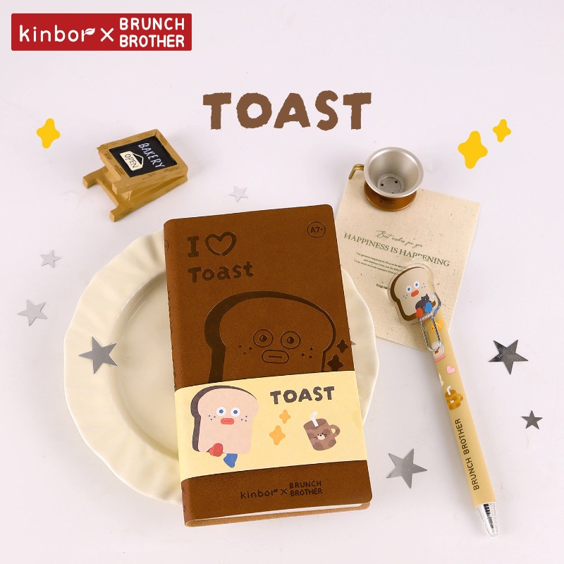 Kinbor Leuke Cartoon A7 Zaknot - Leather Work Diary recensie en prijs