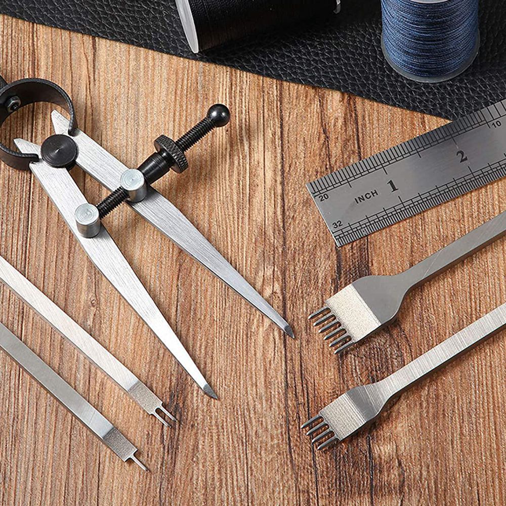 Lederen beitelset, Prong Diamo - Wing Divider Stitch recensie en prijs