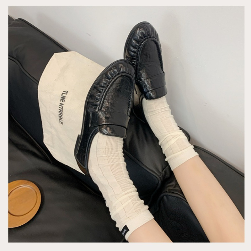 Grote maten dames luxe loafers - Leather Work Flats Women recensie en prijs