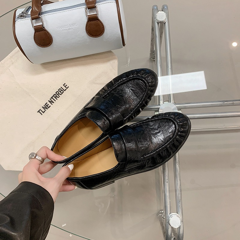 Grote maten dames luxe loafers - Leather Work Flats Women recensie en prijs