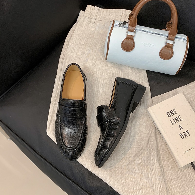 Grote maten dames luxe loafers - Leather Work Flats Women recensie en prijs