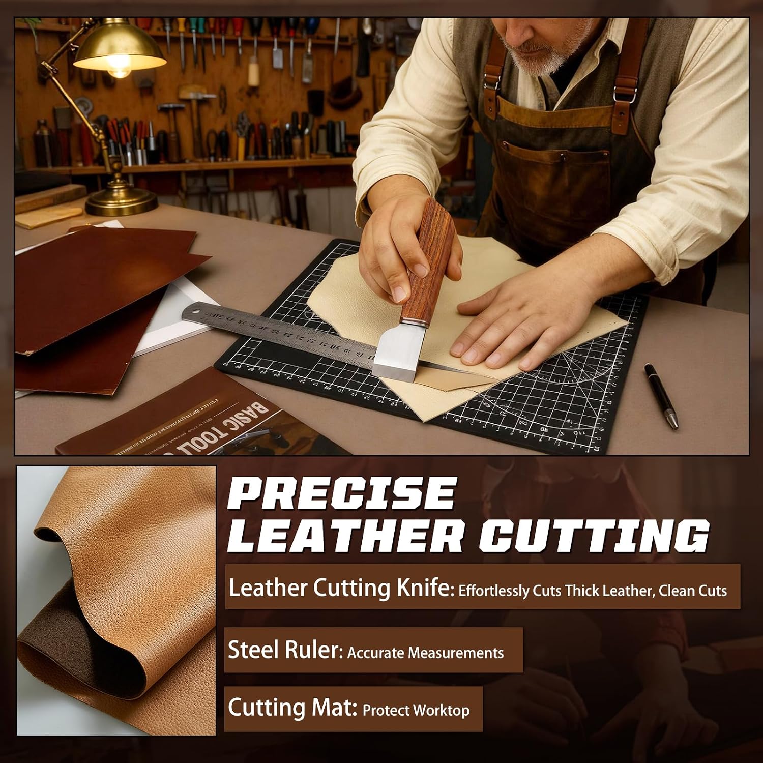 Lederbewerkingsset, lederbewer - Leatherwork Tool Kit recensie en prijs