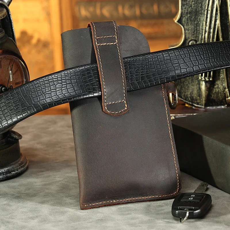 Heren lederen heuptas Mobiele  - Leatherwork Belt recensie en prijs