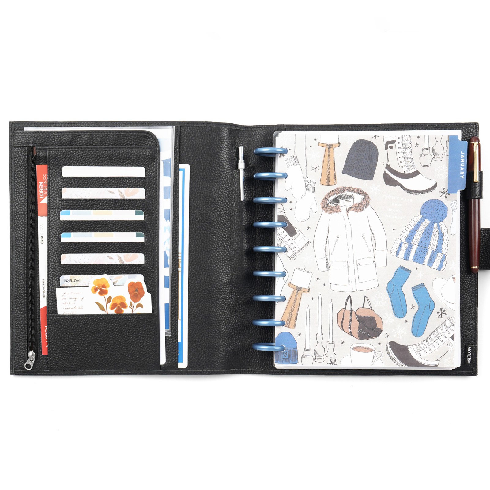 Moterm Echt Lederen Discbound  - Leather Work Diary recensie en prijs